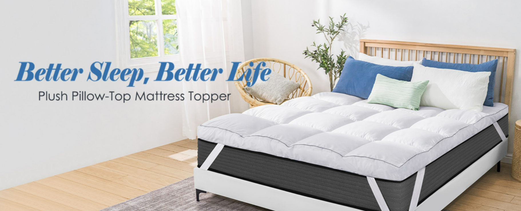 Mattress Topper Extra Deep Sleep Filling 4 inches